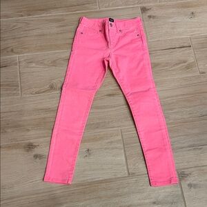 GAP Girls stretchy Skinny Jeans in Bright Pink. Never worn.